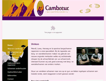 Tablet Screenshot of cambreur.nl